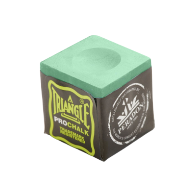 Billard Kreide Triangle Pro Chalk hellgrün 1 Stück
